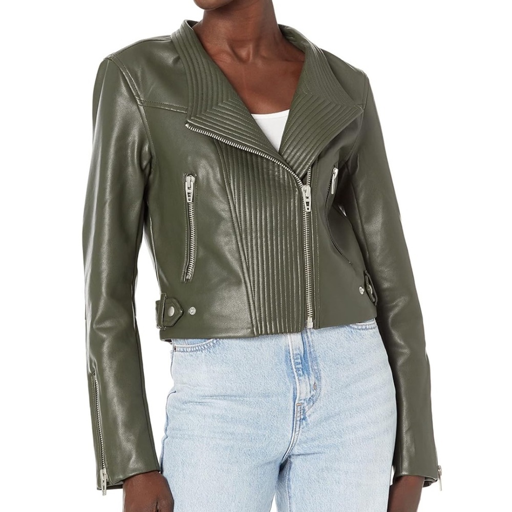 NEW BLANKNYC Quilted Detail Moto Jacket in Forever and a Day Moto Boho - Picture 1 of 16